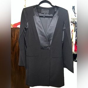 BCBG Maxazria Statement Coat with Cape